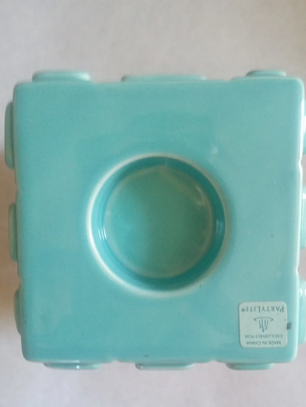 PARTY LITE Defuser And Wax Warmer Teal Blue - Picture 4 of 4